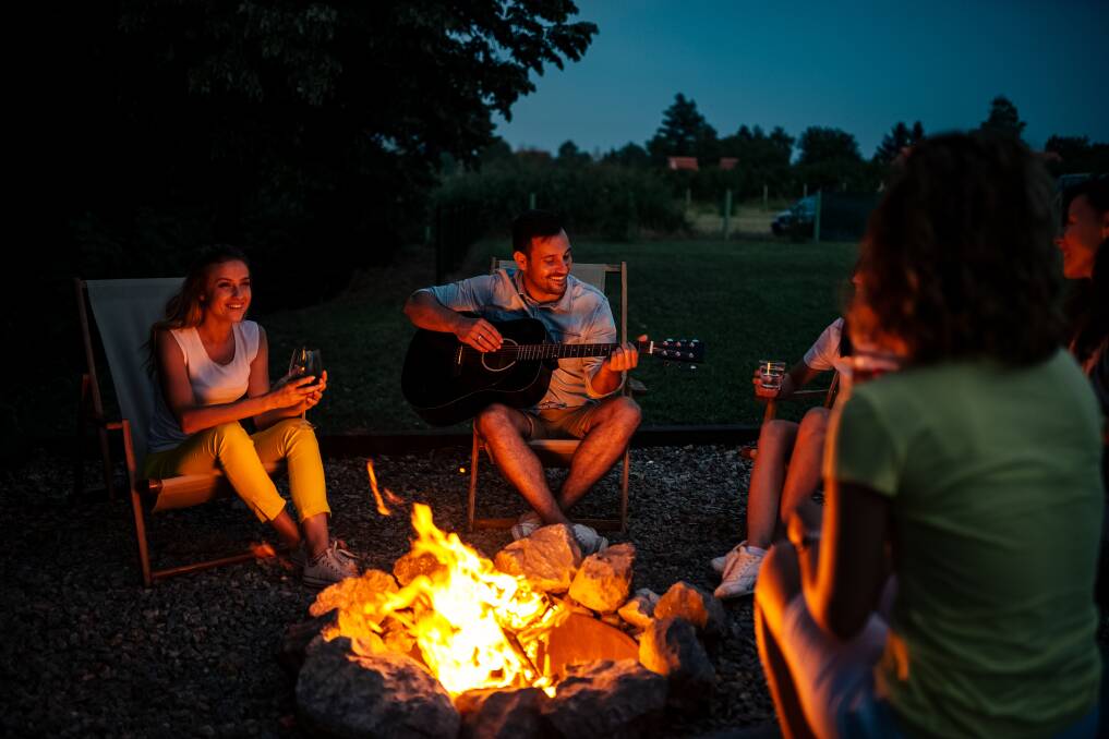Firepits and cooking fires are allowed in backyards however fires must always be supervised and there must be a constant water source available in case of emergency. Image: Shutterstock.