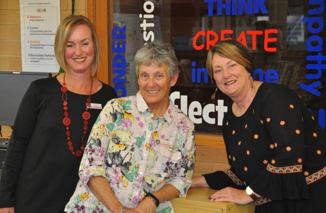 Deserving dedication: College teachers Rachel Cody, Susy Yaghjian and Vicki Budden each received Minister for Education Awards of Excellence. Photo: Supplied.