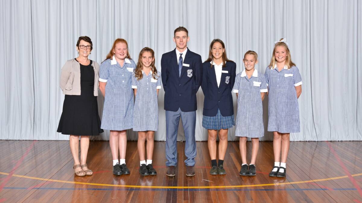Rich History: The 2018 Trangie Central School Captains are proud to represent their school and community as many have done before them. Photo: Supplied.