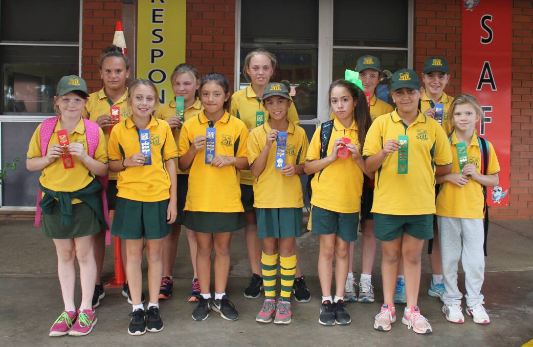 All round achievers: There was success on and off the field for Dubbo North students, including these winners at the Cross Country Carnival. Photo: Supplied.