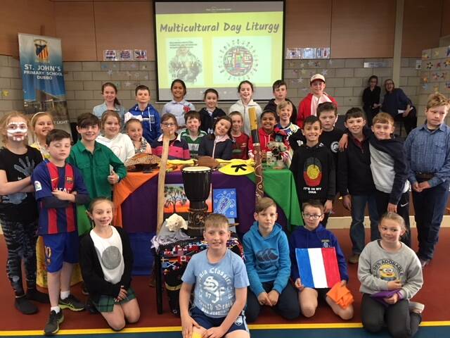 Welcoming everyone: The 2018 Multicultural Day was a great success with all students learning about different countries and cultures. Photo: Supplied.