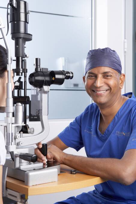 Familiar Face: Surgical Director of personalEYES, Associate Professor Chandra Bala, has been working in the eye industry for over 19 years. Photo: Supplied.