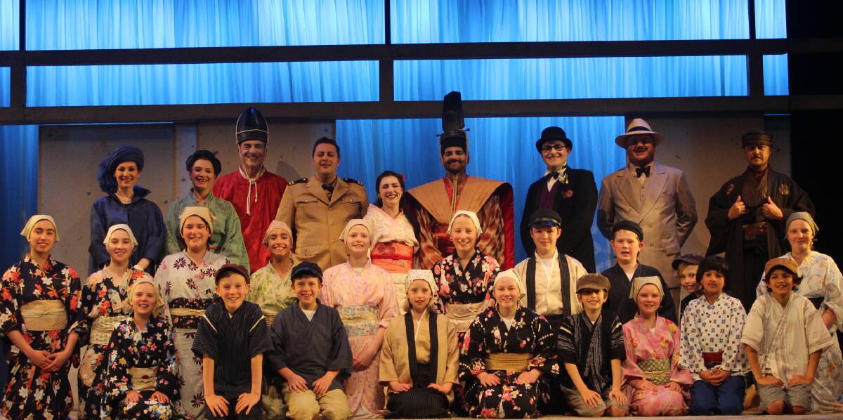 Amazing talent: Macquarie Conservatorium’s Youth Chorus performed in Opera Australia’s touring production of Madama Butterfly. Photo: Supplied.