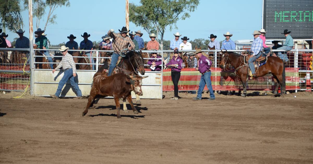 One shot: Whether it's break away roping or rope and tie, both are always competitive with valuable championship points and prize money on offer. Photo: Taylor Jurd.