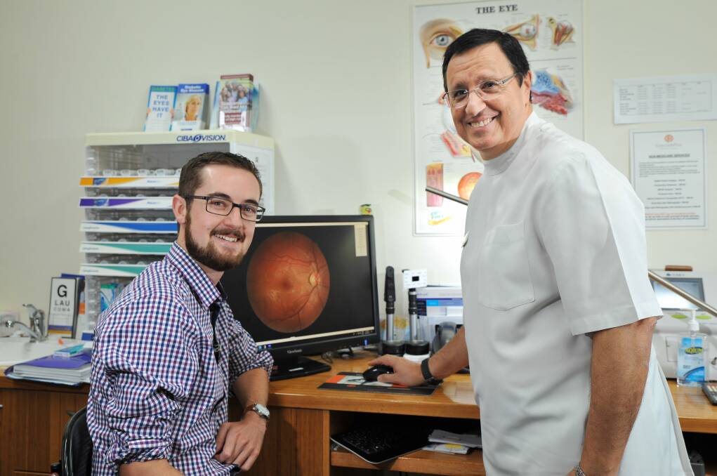 Seeing is believing: Alek Sims and Max Astri, from Max Astri Optometrists, have both the knowledge and experience to ensure they can assist you in caring for and protecting one of your greatest senses. Photo: Supplied.