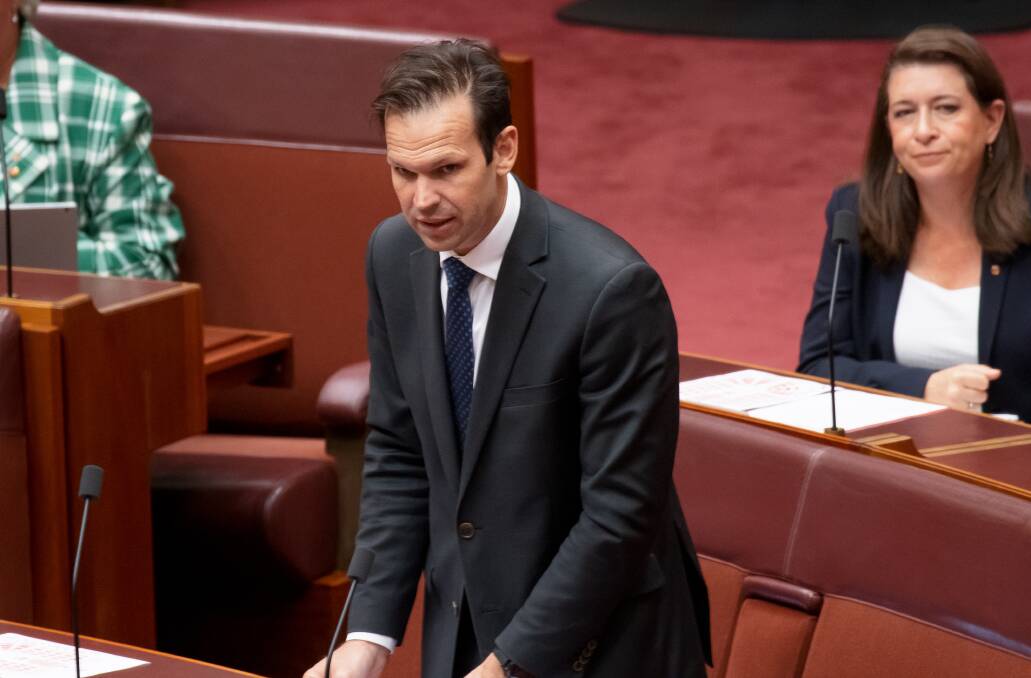 Queensland senator Matt Canavan has raised questions about extra child care funding. Picture: Sitthixay Ditthavong