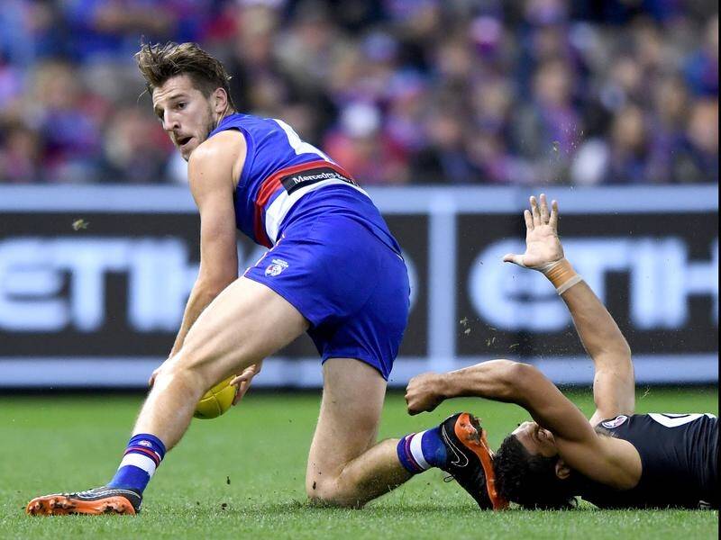 Marcus Bontempelli's current deal keeps him at Whitten Oval until the end of the 2019 season.