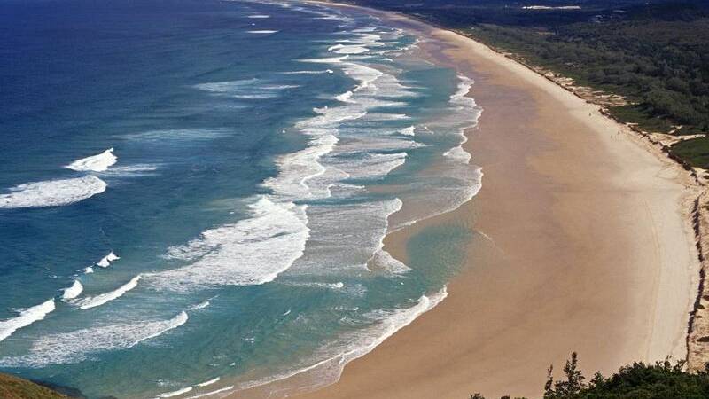 The bone was found by a scuba diver at Byron Bay. Picture file
