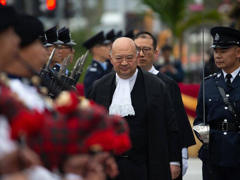 About 13 foreign judges serve as non-permanent judges on Hong Kong's top court.