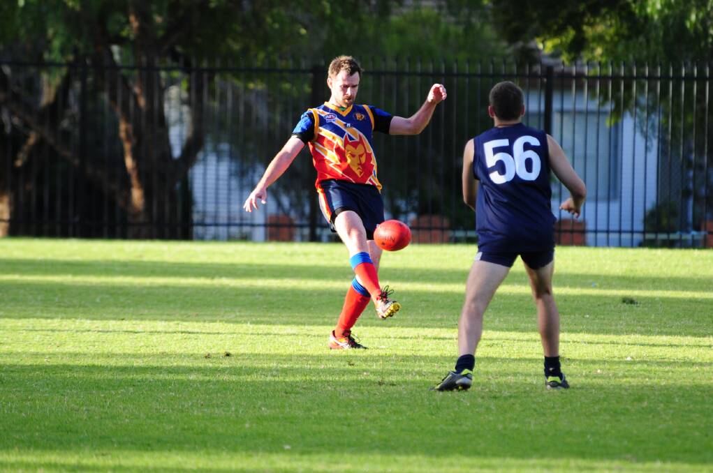 Kim Woodman impressed with his work through the middle during Dubbo's win over Young on Saturday. 		        Photo: Louise Donges