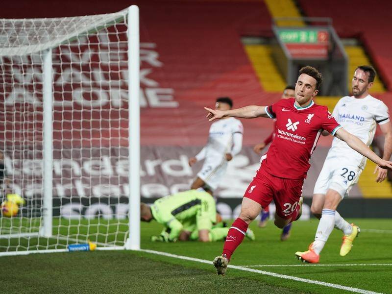 Diogo Jota created history for Liverpool when he scored in their Premier League win over Leicester.