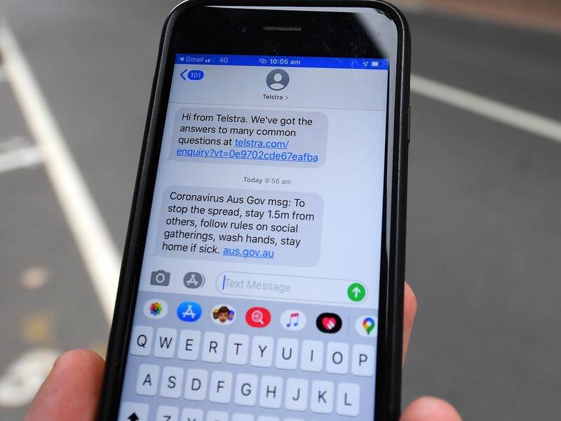 Police allege a man altered a text to display a positive COVID-19 test and sent it to a group chat.