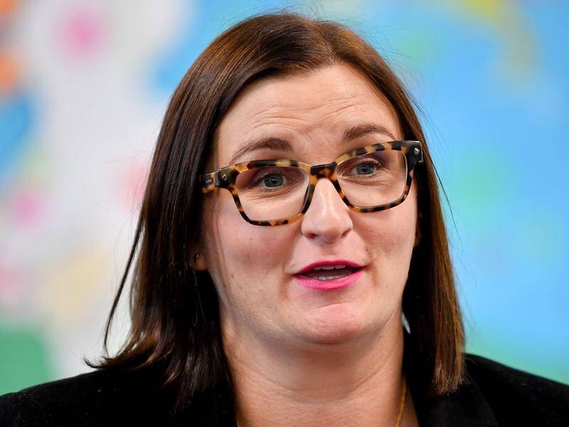 The government is identifying staff who could be made permanent are being, Sarah Mitchell says. (Bianca De Marchi/AAP PHOTOS)
