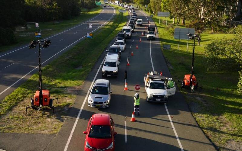 BUILD UP: Checkpoints at the Queensland border are due to end on Monday as COVID case numbers stall in Sydney.