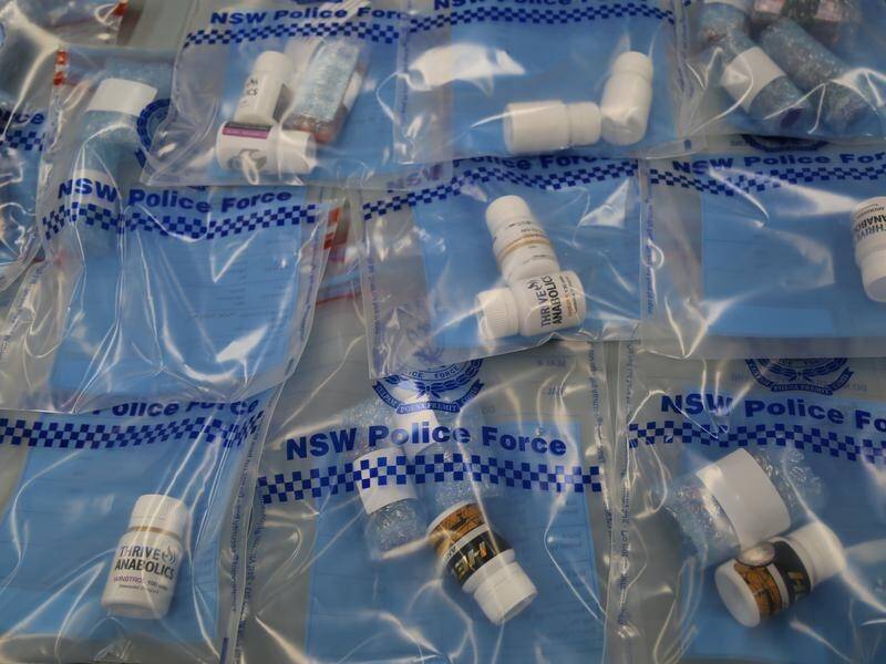 Two alleged illegal steroid dealers, including a former police officer, have been charged in Sydney.