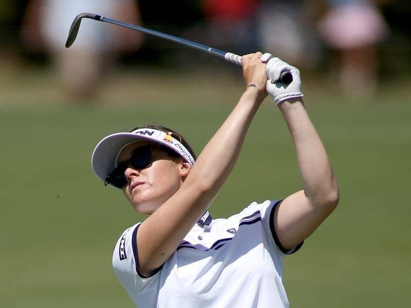 Hannah Green has been the face of the Women's Australian Open golf tournament at Royal Adelaide.