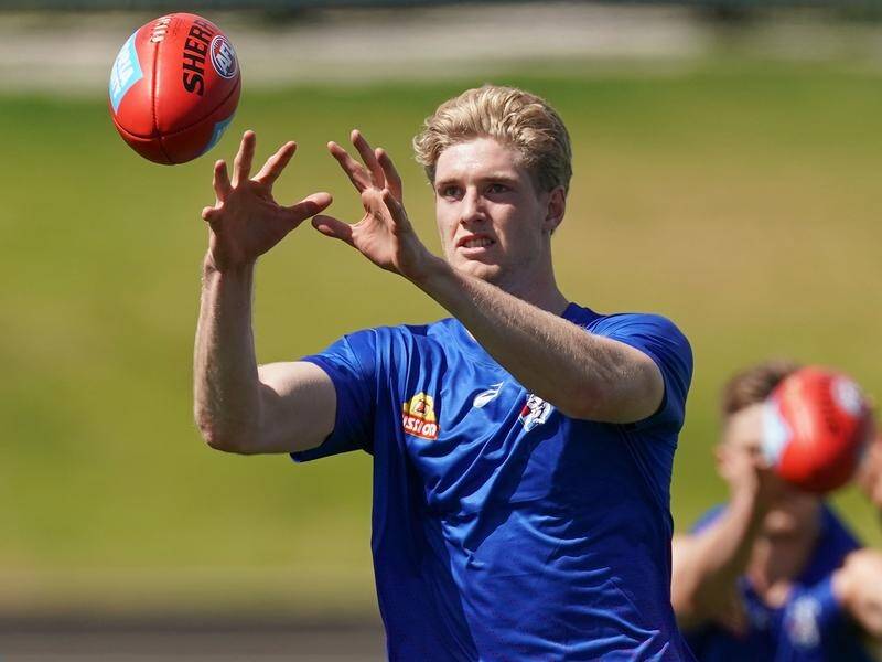 Tim English has looked bigger and sharper in training for the Western Bulldogs in pre-season.