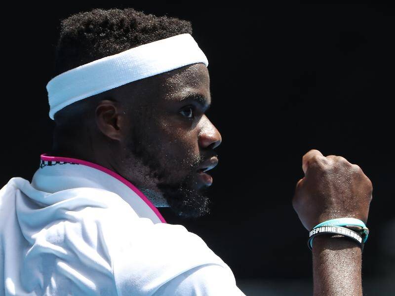 American Frances Tiafoe is pumped to be playing Rafael Nadal at Melbourne Park.
