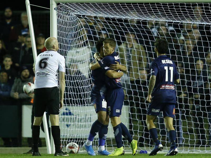 The Central Coast Mariners have progressed in the FFA Cup by beating Maitland in the round of 32.