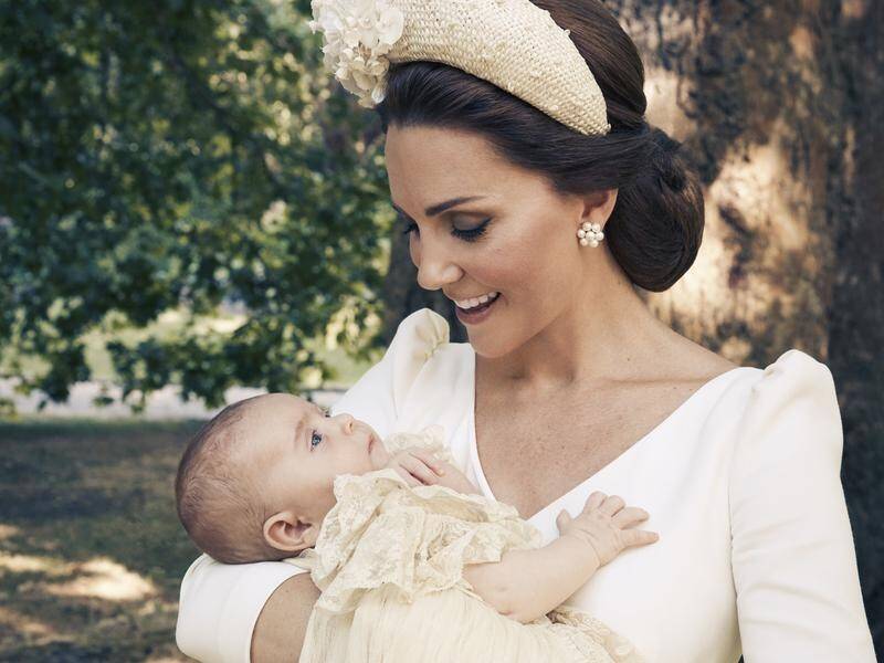 The christening of Prince Louis has been marked by the release of a collection of photographs.