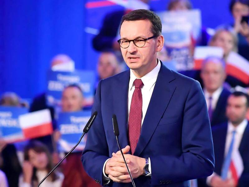 Polish Prime Minister Mateusz Morawiecki is tipped to be re-elected.