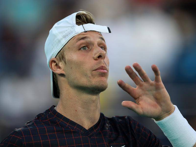 Canadian tennis star Denis Shapovalov says he's tested COVID-19 positive after arrival in Sydney.
