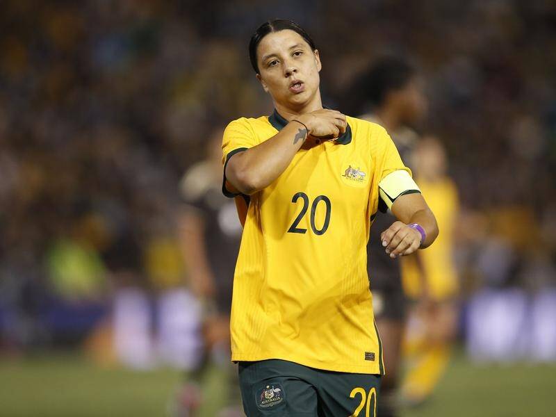 Matildas' Sam Kerr has scored one of the goals of the season in the Women's Super League. (Darren Pateman/AAP PHOTOS)