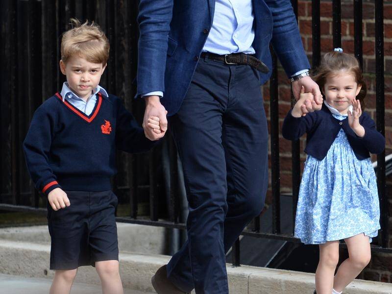 Prince George and Princess Charlotte visited their new baby brother just after he was born.