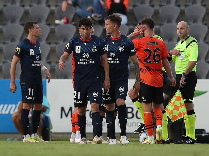 Adelaide United underwent COVID testing before their A-League Men clash with Brisbane Roar.