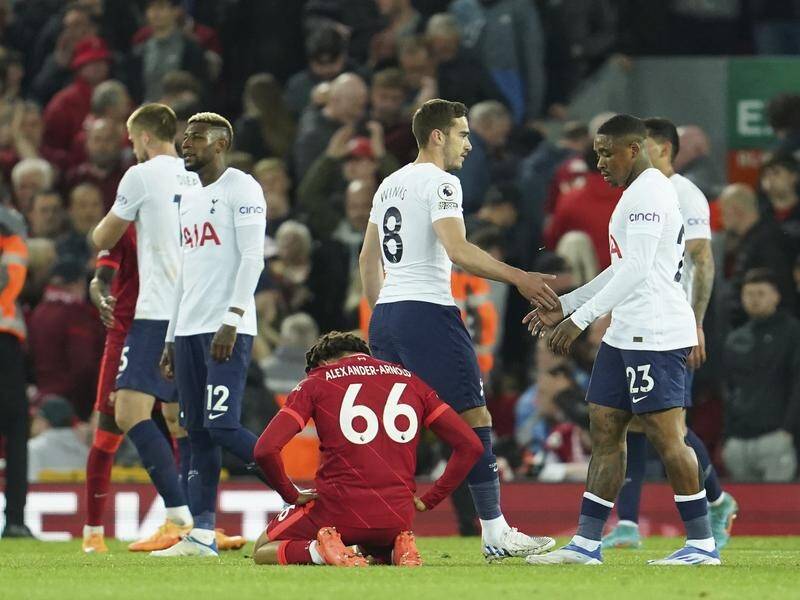 Liverpool have suffered a setback in their EPL title quest after drawing 1-1 with Tottenham.