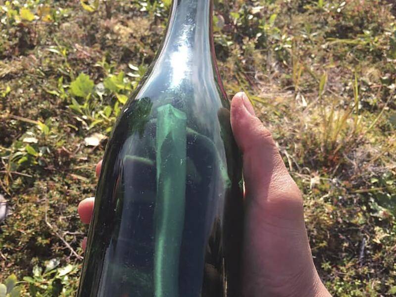 A 50 year old message in a bottle sent by a Russian sailor has been found in Western Alaska.