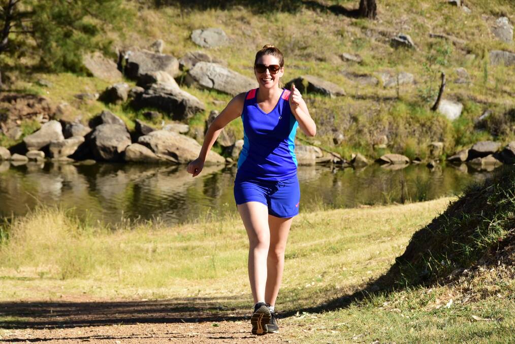 Alison van der Linden is walking 5 kilometres every day to raise money for women and girls in developing countries. Photo: BELINDA SOOLE