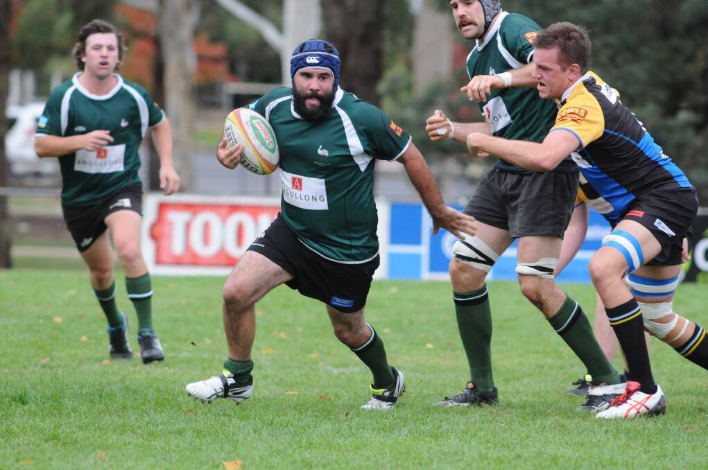 Emus hooker Tom Goolagong returns to the top grade for Saturday s clash with Dubbo.  
Photo: JUDE KEOGH