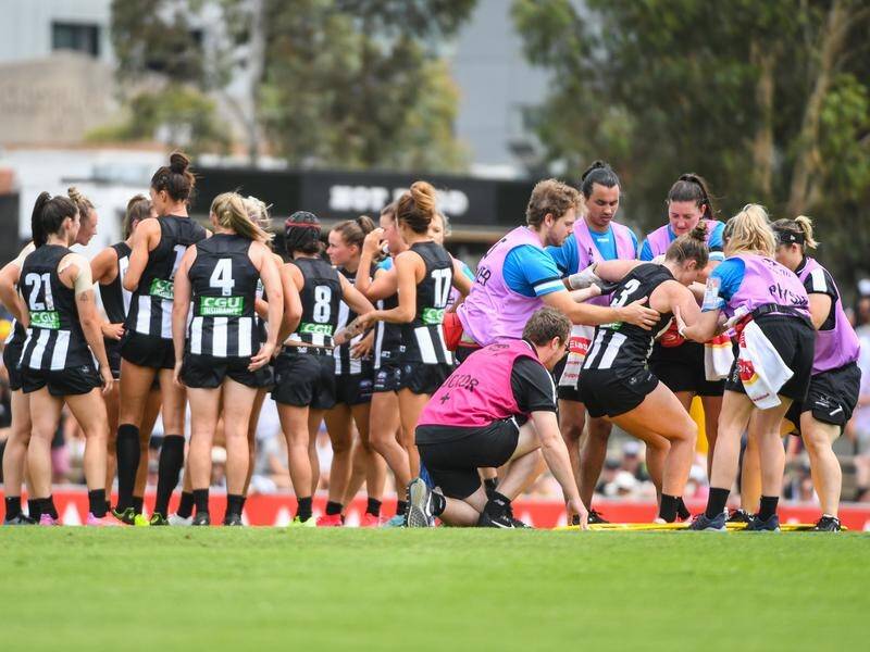 Scans have cleared Collingwood's Bri Davey (4R) of serious injury and she might play AFLW round two.