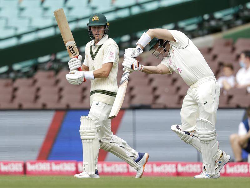 Dynamic duo Marnus Labuschagne and Steve Smith have been reunited for the first time in 11 months.