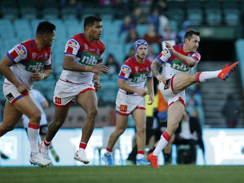 Newcastle half Mitchell Pearce is desperate or the Knights to kick on in the back end of the season.