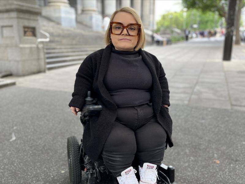 Disability advocate Belle Owen says lifting subsidies for accessible taxis is a band-aid solution. (Jacob Shteyman/AAP PHOTOS)