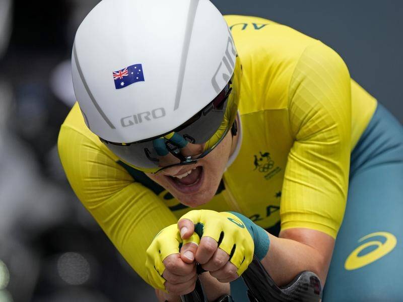 Australian cyclist Grace Brown finished fourth in the Olympic women's individual time trial.