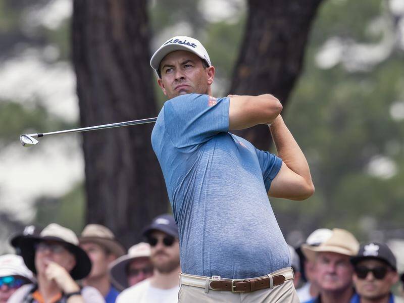 Adam Scott had a tough start to the Australian Open, finishing the day at four-over.