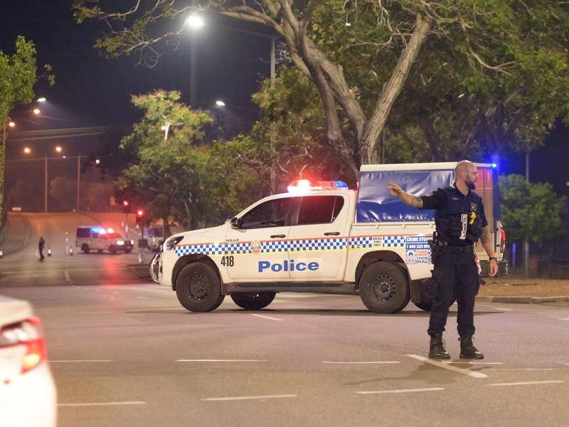 Benjamin Hoffmann, accused of four murders during a rampage across Darwin, called police for help.