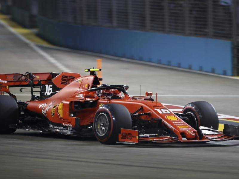 Ferrari's Charles Leclerc has claimed pole position for the Singapore F1 Grand Prix.