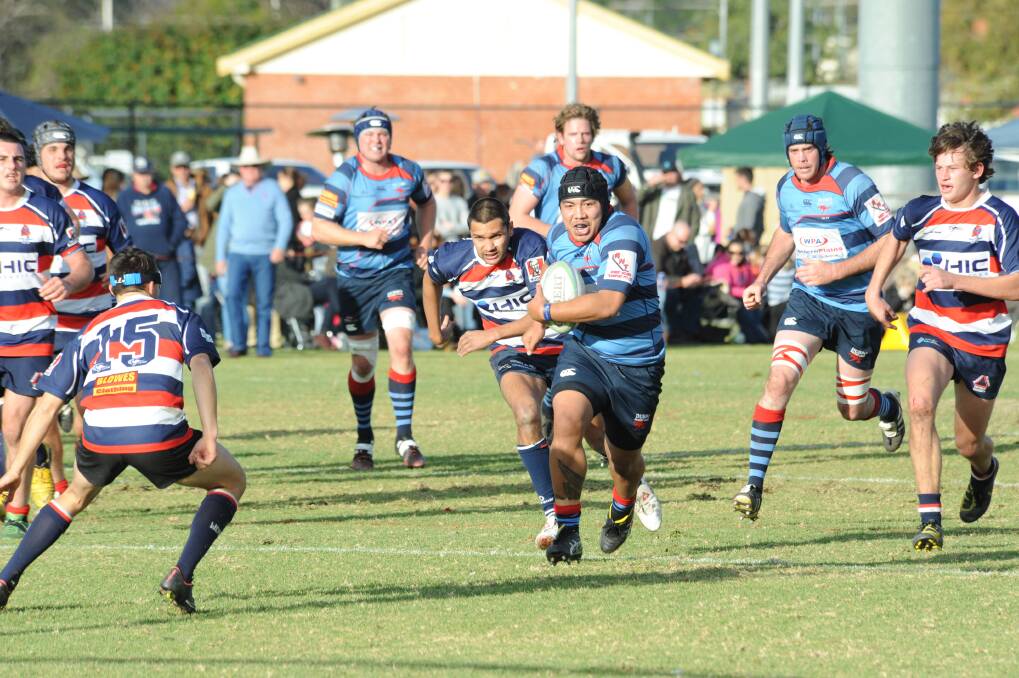 Filisone Pauta made a try-scoring return on Saturday as the Dubbo Kangaroos kept the pressure on the competition's top five. 						      Photo: BELINDA SOOLE