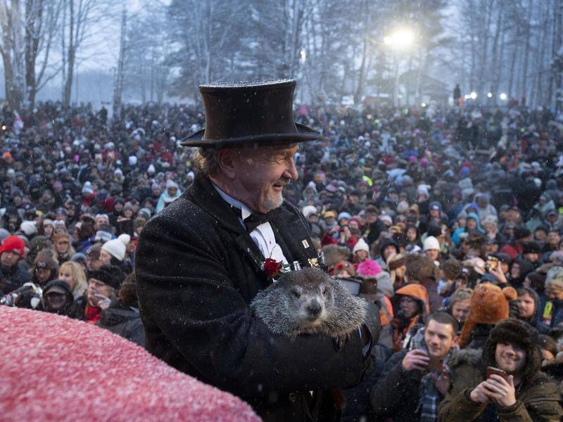 Punxsutawney Phil has predicted an early spring at the annual Groundhog Day event in Pennsylvania.