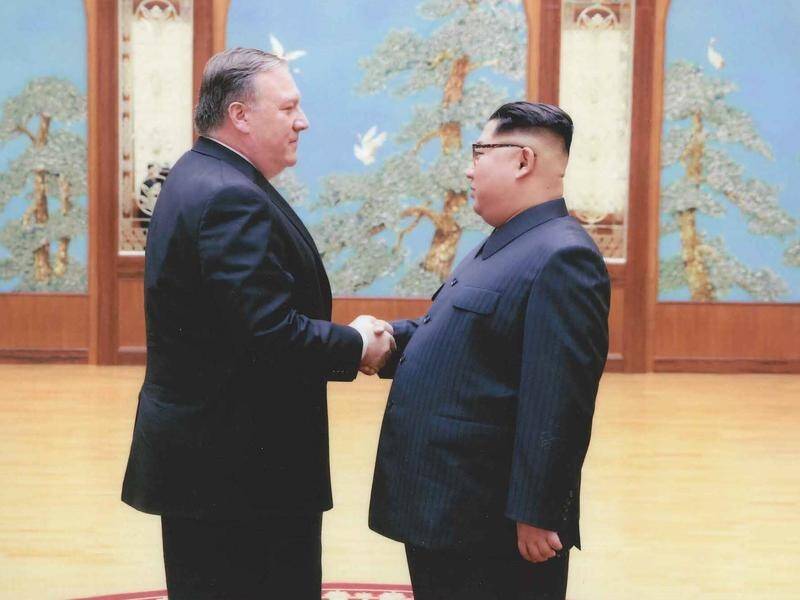Donald Trump described the meeting between Mike Pompeo and Kim Jong-un as 'incredible'.