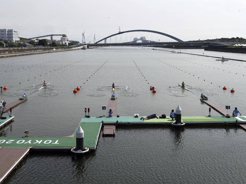 Australia enjoyed Olympic rowing heats wins in the four races on the Sea Forest Waterway course.