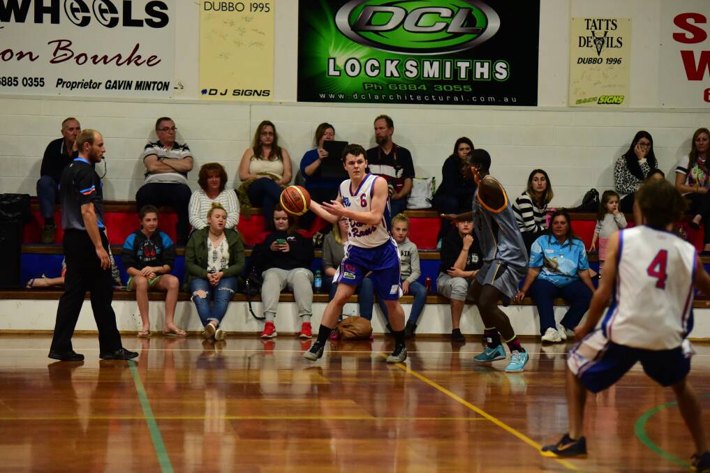 Jordan Woolmer in action for the Dubbo Rams this season. He will head overseas in the coming months as part of the Australian mens deaf basketball team. Photo: CAMILLA SOOLE