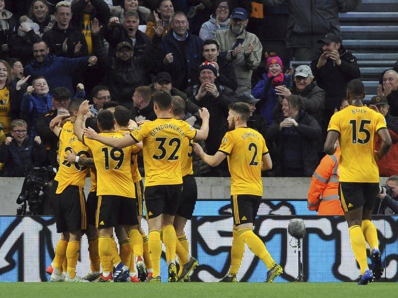Wolverhampton have put a huge dent in Arsenal's English Premier League top-four ambitions.