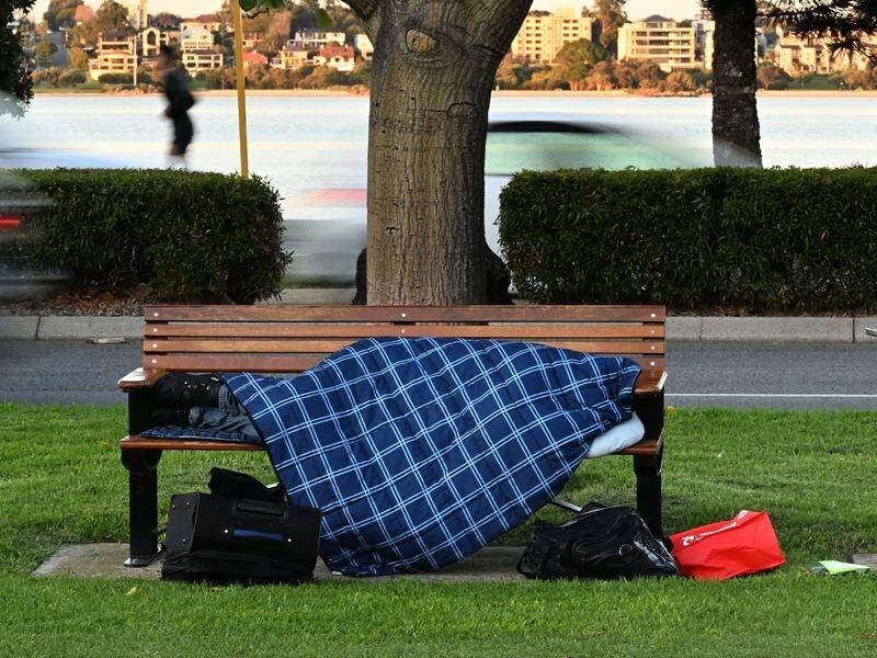 Homelessness and housing groups will launch a national plan to fix housing for young people. (Dave Hunt/AAP PHOTOS)