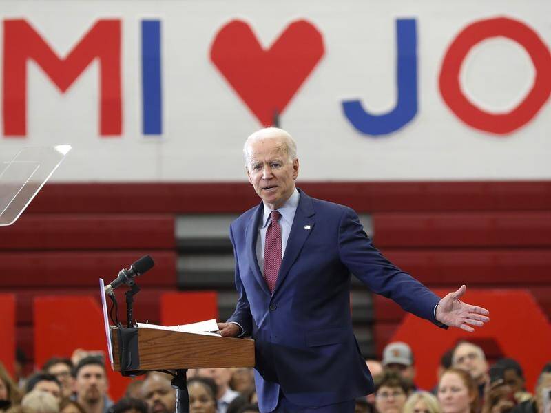 Democratic presidential candidate Joe Biden's big wins put him on a path to face Trump in November.