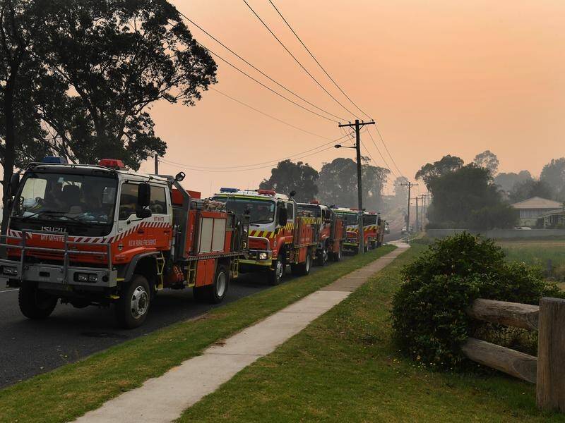 More showers are predicted for the NSW south coast, giving bushfire crews further help.